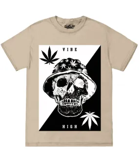 BIG SIZE-MJ SPLIT SKULL TEE