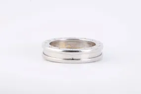 Bvlgari 18k White Gold B.ZERO1 Ring Size 52 (6.52g.)