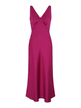 Cerelle Dress in Magenta