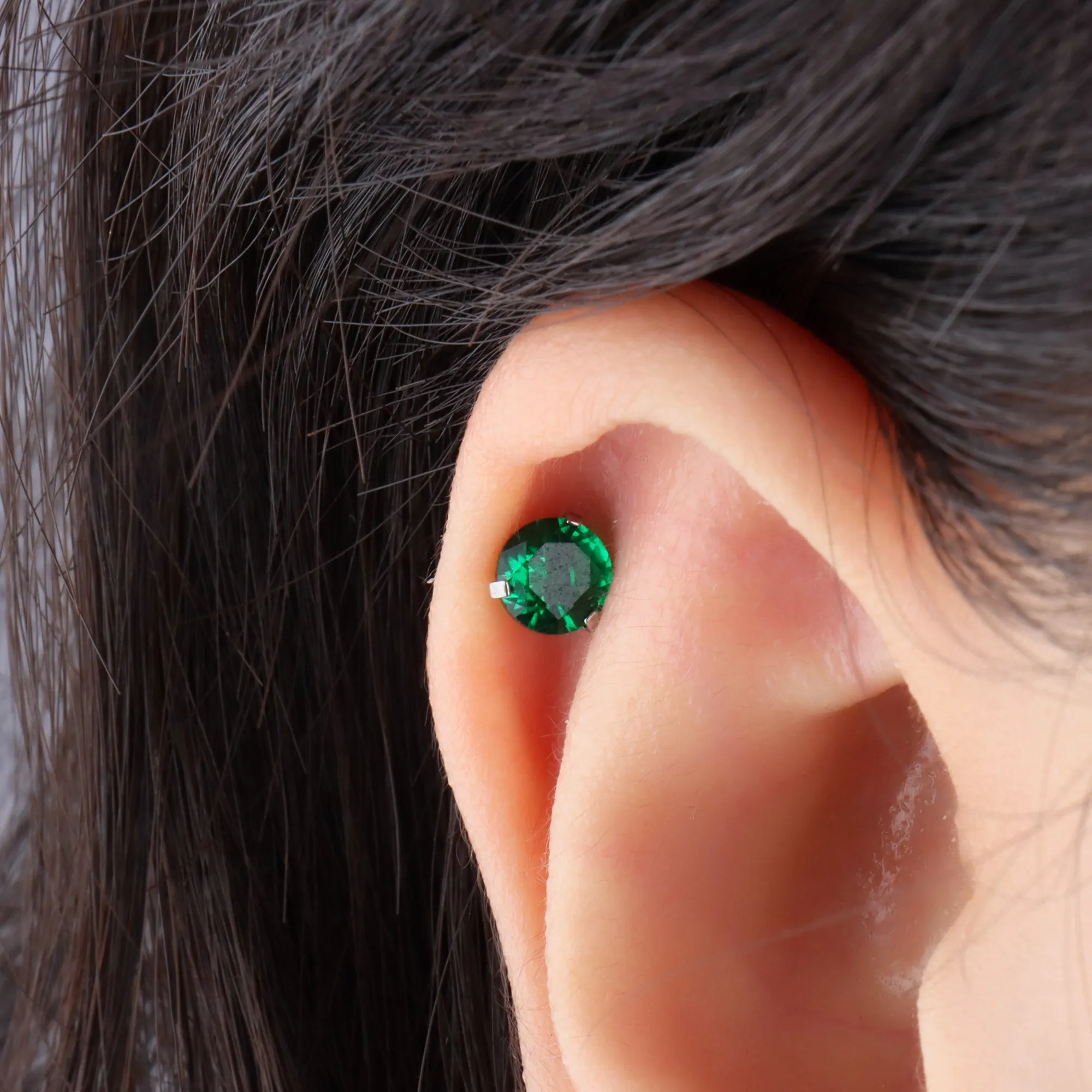 Green Gem Stud