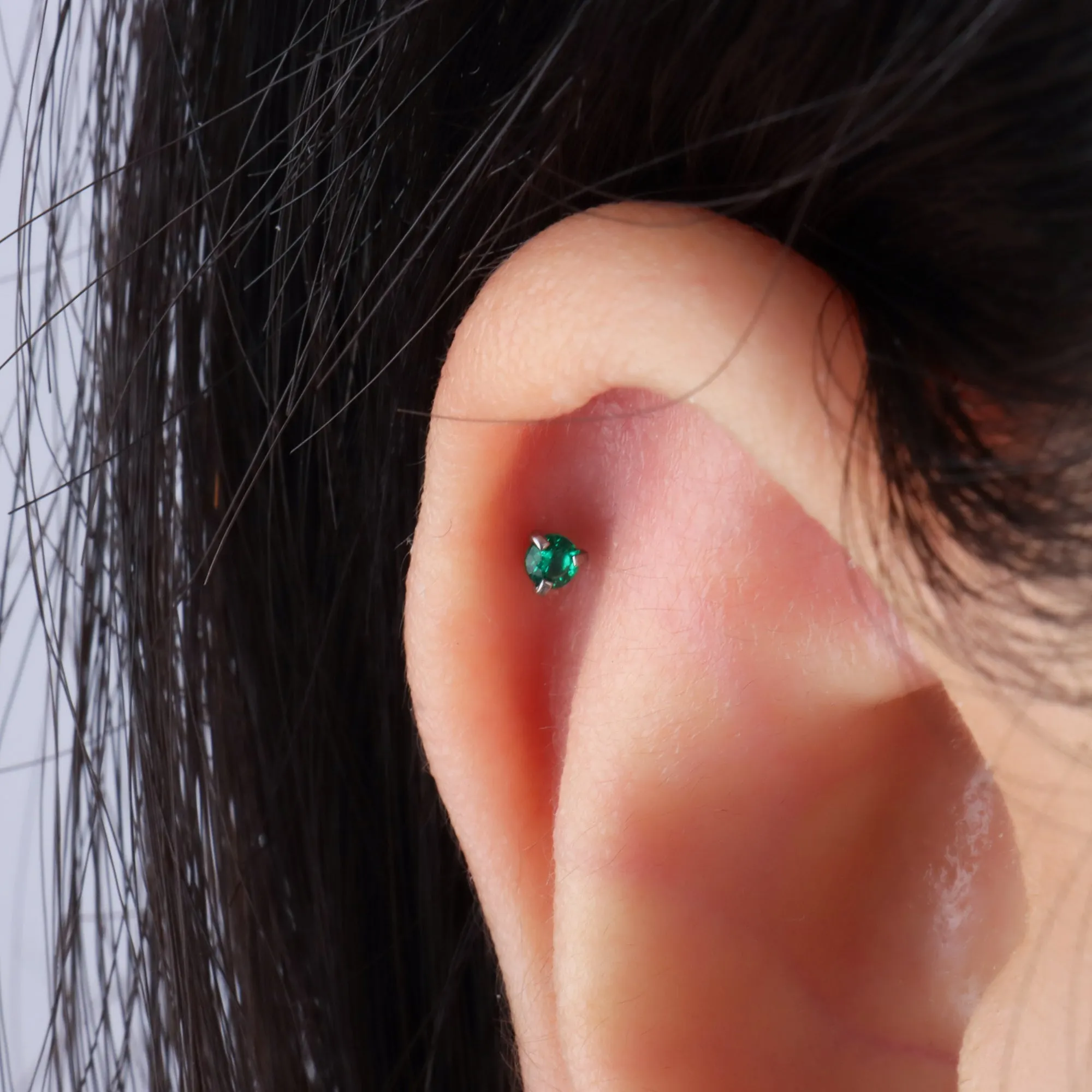 Green Gem Stud