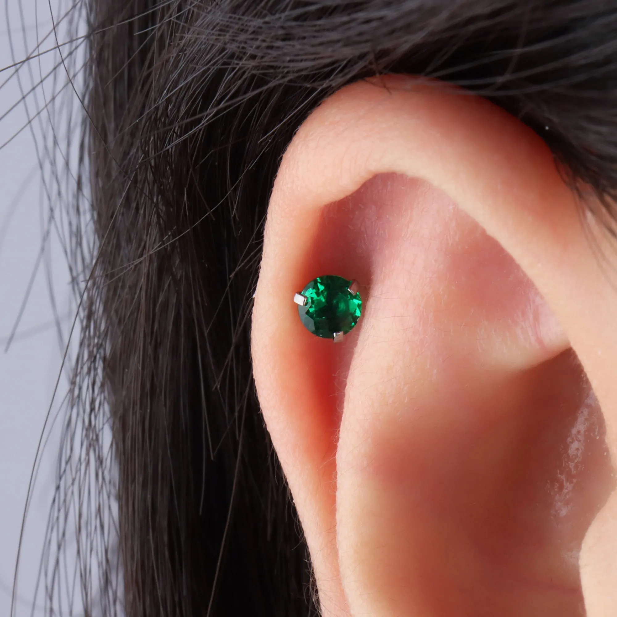 Green Gem Stud