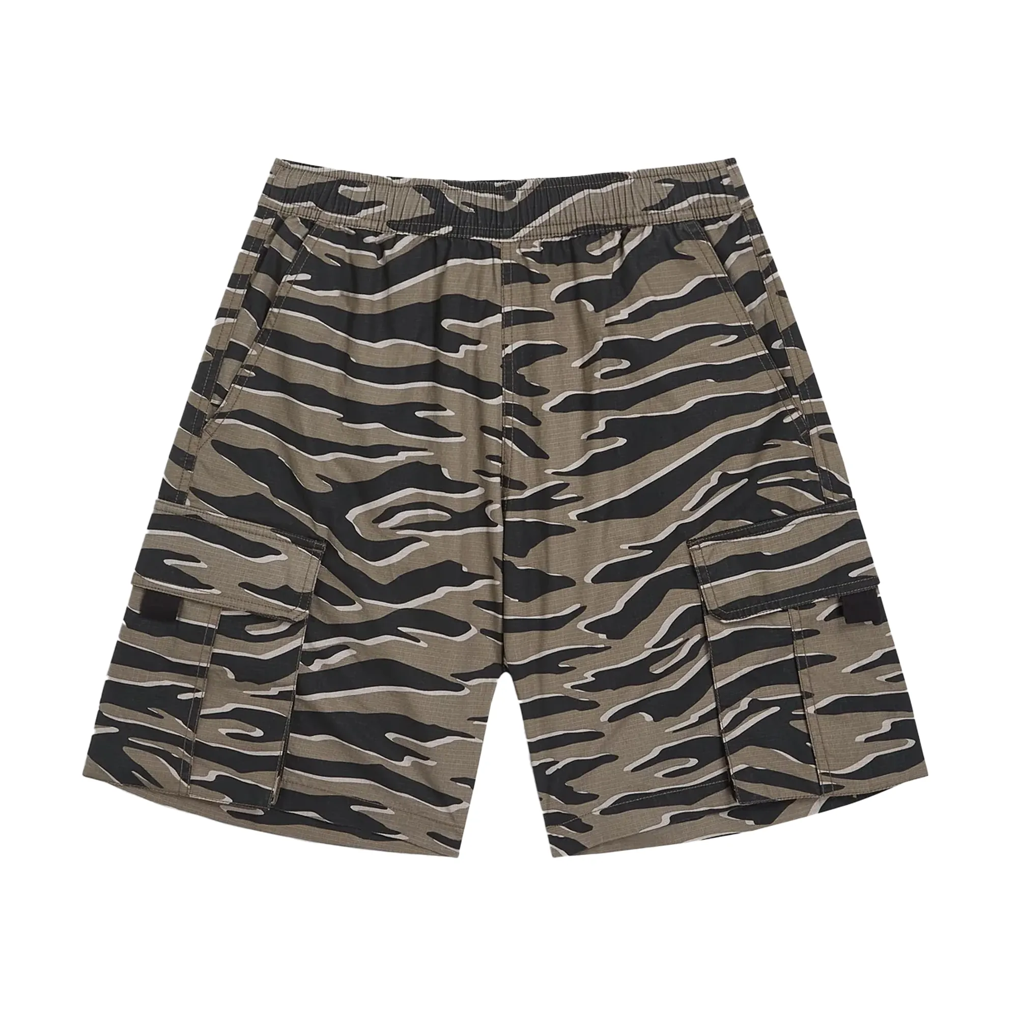 Patta Tiger Stripe Camo Cargo Ripstop Shorts Multi