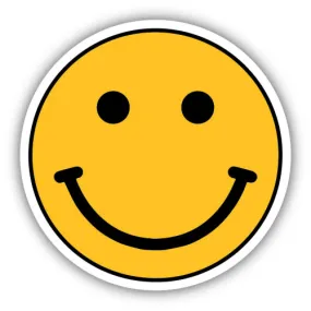 Smiley Vinyl Sticker Decal